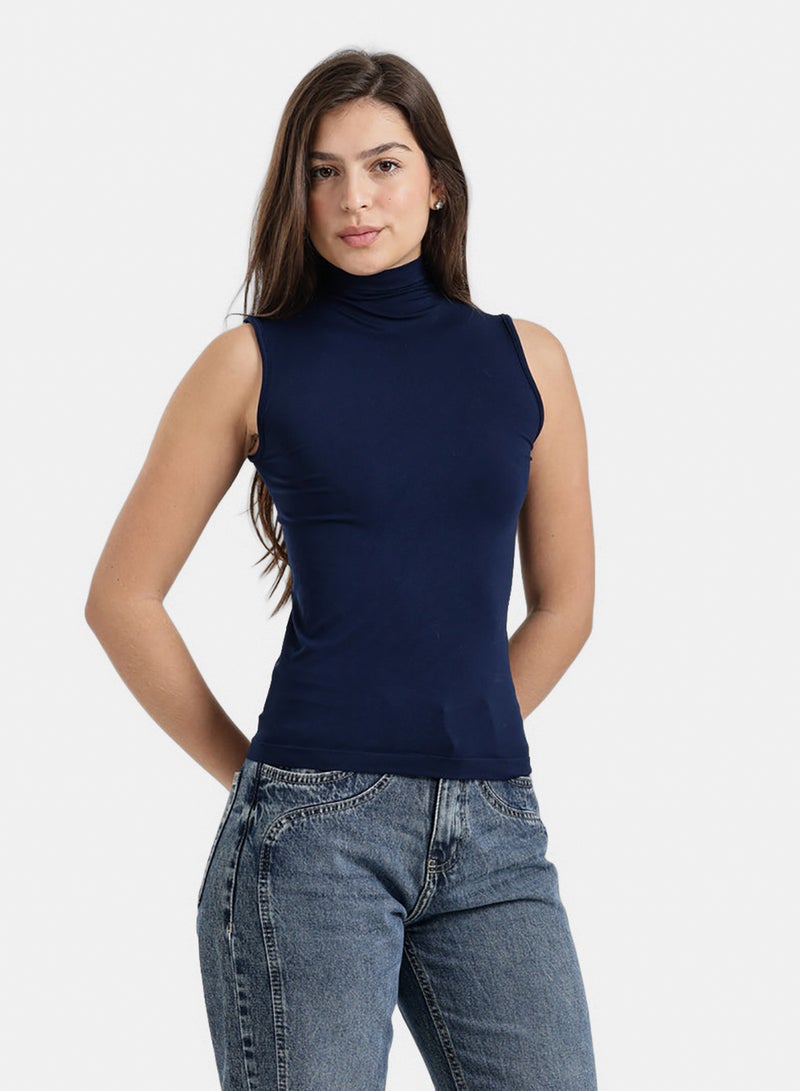 Carina Sleeveless High Neck Top - Image 1